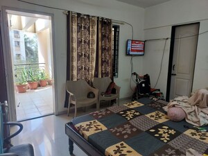 Bedroom in 3 BHK Apartment at Nandan Vatsalya Vihar, Aundh – for Sale