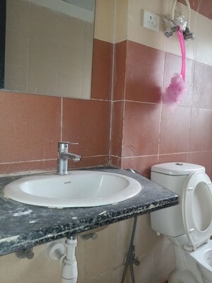 Bathroom in 3 BHK Apartment at Mahagun Mywoods III, Sector 16c Greater Noida – for Rent