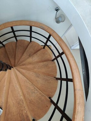 Staircase in 3 BHK Penthouse at Amrut Runwal Daffodils, Nibm – for Sale