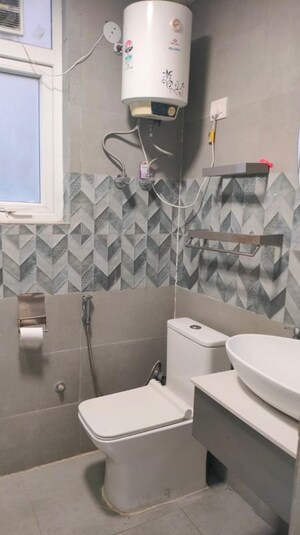 Attached Bathroom in 3 BHK Apartment at Maple Heights, Sector 43 – for Sale