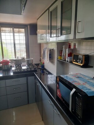 Kitchen in 1 BHK Apartment at Tata Aveza, Mulund East – for Sale