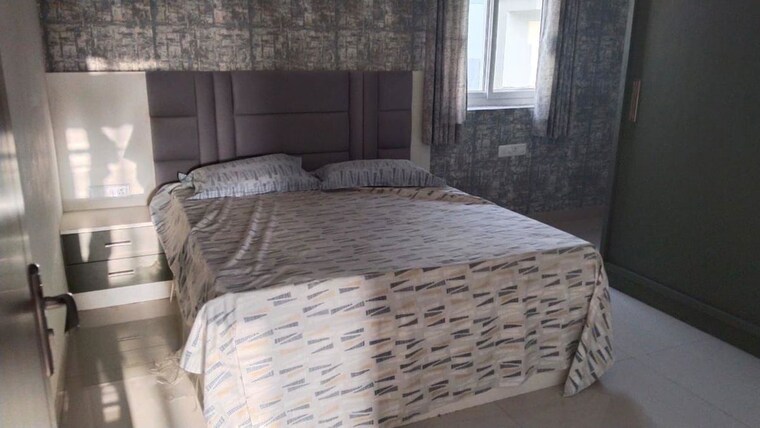 Bedroom, praneeth-pranav-knightwoods 3 Bedroom 1800 Sq.Ft. Villa In Beeramguda Hyderabad 10173963