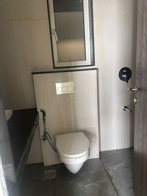 Bathroom in 3 BHK Apartment at Kalpataru Immensa B, Kolshet Road – for Rent
