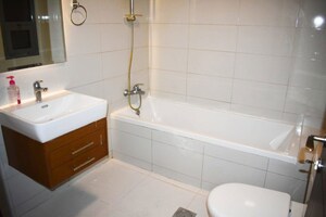 Bathroom in 2 BHK Apartment at Om Viraj Apartment, Andheri West – for Rent