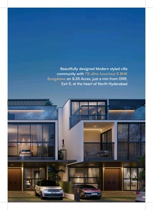 5 BHK Villa – Exterior View View at Gowdavalli - for Sale