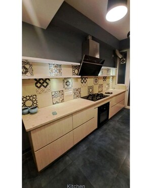 Kitchen in 3 BHK Apartment at Emaar Palm Heights, Sector 77 – for Sale