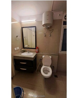Attached Bathroom in 3 BHK Apartment at Emaar Palm Heights, Sector 77 – for Sale