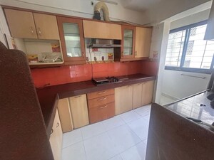 Kitchen in 2 BHK Apartment at Gurusamridhi Heights CHS, Sanpada – for Rent