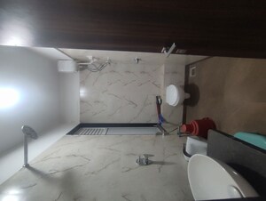 Bathroom in 1 BHK Apartment at Bhagwati Belmont, Haware City – for Rent