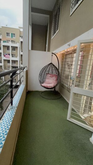 Balcony in 2 BHK Apartment at Sukhwani Palms, Wagholi – for Sale