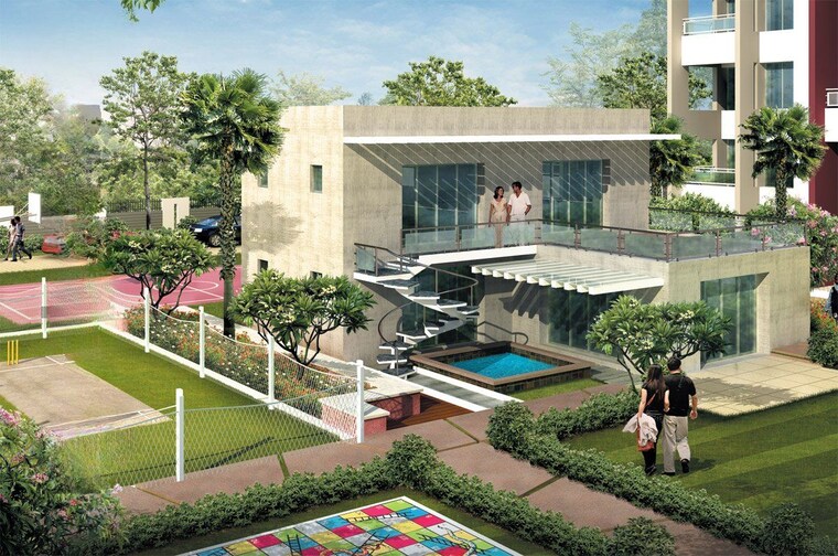Garden, alcon-renaissant 2 Bedroom 900 Sq.Ft. Apartment In Kharadi Pune 10174997