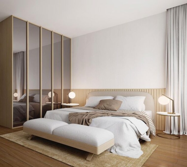 Bedroom, derawal nagar 4 Bedroom 272 Sq.Yd. Builder Floor In Derawal Nagar Delhi 10175011