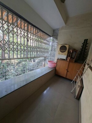 Balcony in 2 BHK Apartment at Vrindavan Society Thane West, Vrindavan Society – for Rent