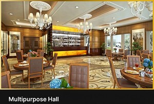 Living Room in 4 BHK Apartment at Exotic Grandeur, Baltana – for Sale