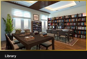 Living Room in 4 BHK Apartment at Exotic Grandeur, Baltana – for Sale