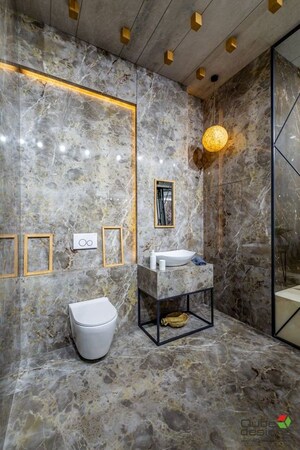 Bathroom in 4 BHK Builder Floor at Derawal Nagar – for Sale