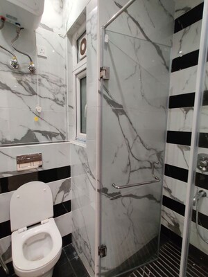 Bathroom in 4 BHK Builder Floor at Ansal Sushant Lok I, Sector 43 – for Sale