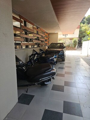 Staircase in 3 BHK Apartment at Shreesha Devki CHS, Kothrud – for Rent