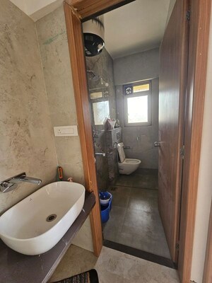Bathroom in 3 BHK Apartment at Shreesha Devki CHS, Kothrud – for Rent