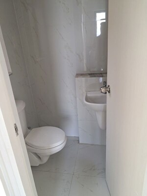 Bathroom in 1 BHK Apartment at Runwal Gardens, Dombivli East – for Rent