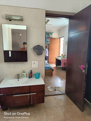 Bathroom in 1 RK Independent House at RWA Apartments Sector 26, Sector 26 – for Rent