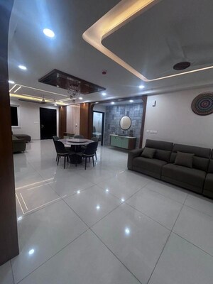 Kitchen in 3 BHK Apartment at Rajapushpa Provincia, Narsingi – for Rent