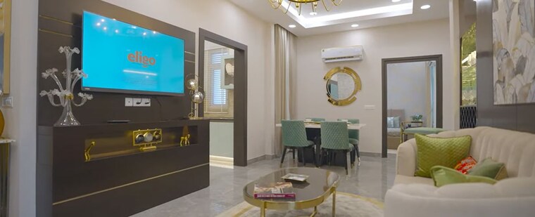 Living Room, greenwood-enclave 3 Bedroom 1453 Sq.Ft. Apartment In Wave City Ghaziabad 10175202