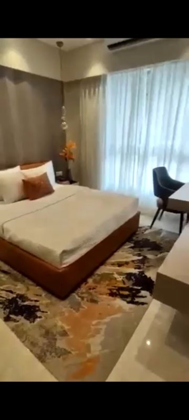 Bedroom, lodha-amara 3 Bedroom 1150 Sq.Ft. Apartment In Kolshet Road Thane 10049250