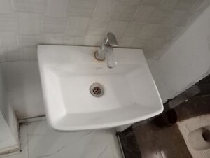 Washroom in 1 BHK Apartment at Shinde Vasti – for Rent