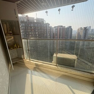 Balcony in 1 BHK Apartment at Shantidham CHS, Tagore Nagar – for Rent