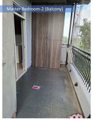 Balcony in 4 BHK Penthouse at Pristine Constellation, Aundh – for Rent