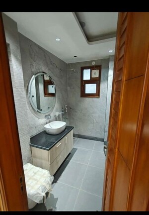 Bathroom in 3 BHK Apartment at Sector 19b Dwarka – for Rent