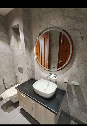 Bathroom in 3 BHK Apartment at Sector 19b Dwarka – for Rent