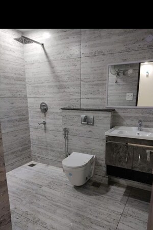 Bathroom in 1 BHK Apartment at Sector 7 Dwarka – for Rent