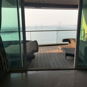 Balcony in 5 BHK Apartment at Prabhadevi – for Rent