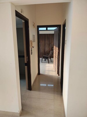 Building Lobby in 1 BHK Apartment at K Raheja Heights, Malad East – for Rent