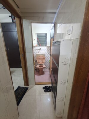 Bathroom in 1 BHK Apartment at Akal CHS, Andheri East – for Rent
