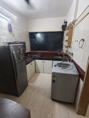Kitchen in 1 BHK Apartment at Akal CHS, Andheri East – for Rent