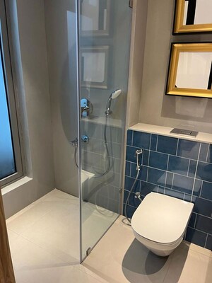 Bathroom in 3 BHK Builder Floor at Delta Aveon City, Rabale – for Sale