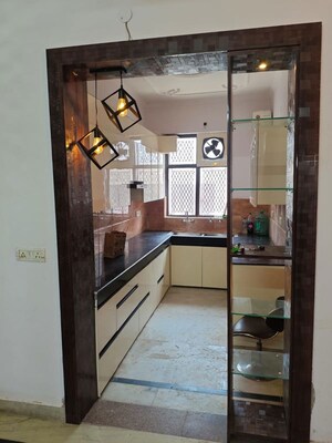 Kitchen in 3 BHK Builder Floor at Sector 9 – for Rent