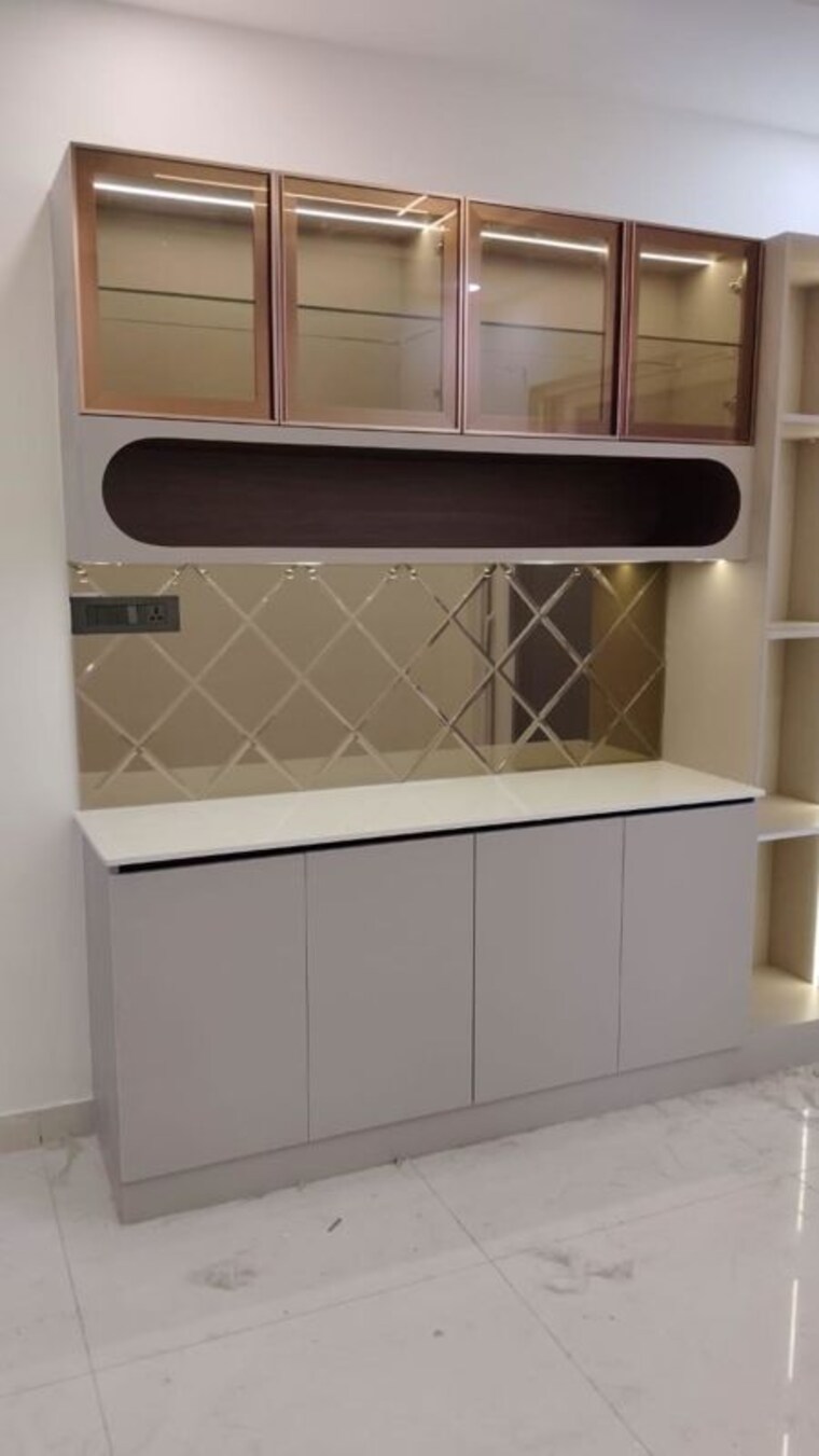 Kitchen, my-home-krishe 3 Bedroom 1740 Sq.Ft. Apartment In Financial District Hyderabad 10175467