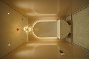 Bathroom in 3 BHK Apartment at Oberoi Sky City, Borivali East – for Rent