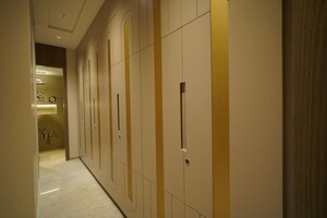 Building Lobby in 3 BHK Apartment at Oberoi Sky City, Borivali East – for Rent