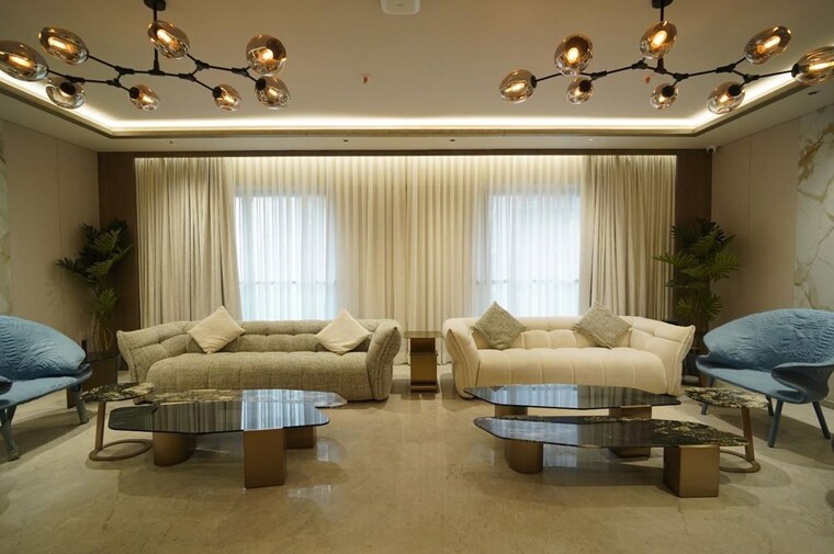 Living Room, oberoi-sky-city 3 Bedroom 1320 Sq.Ft. Apartment In Borivali East Mumbai 10175468
