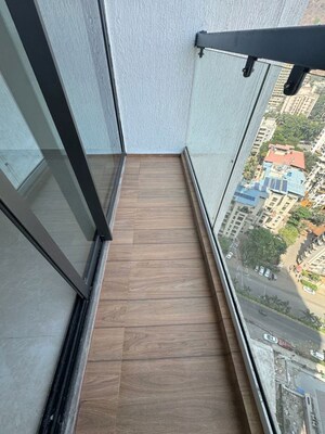 Balcony in 3 BHK Apartment at Kalpataru Elitus, Mulund West – for Rent