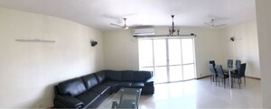 Living Room in 3.5 BHK Apartment at Unitech Uniworld Downtown, Rajarhat – for Rent
