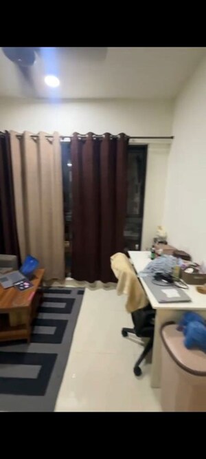 Living Room in 1 BHK Apartment at Lodha Crown Quality Homes, Majiwada – for Rent