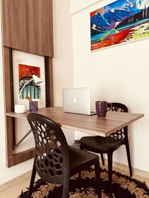 Kitchen in 1 BHK Apartment at Je And Vee Om Trimurti, Malad East – for Rent