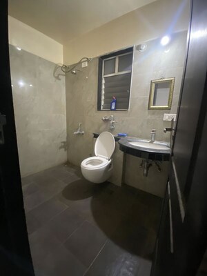 Bathroom in 2.5 BHK Apartment at Nyati Enchante, Wadgaon Sheri – for Rent