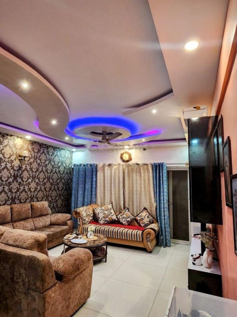 Living Room, unicca-emporis 2 Bedroom 1500 Sq.Ft. Apartment In Varthur Bangalore 10175541